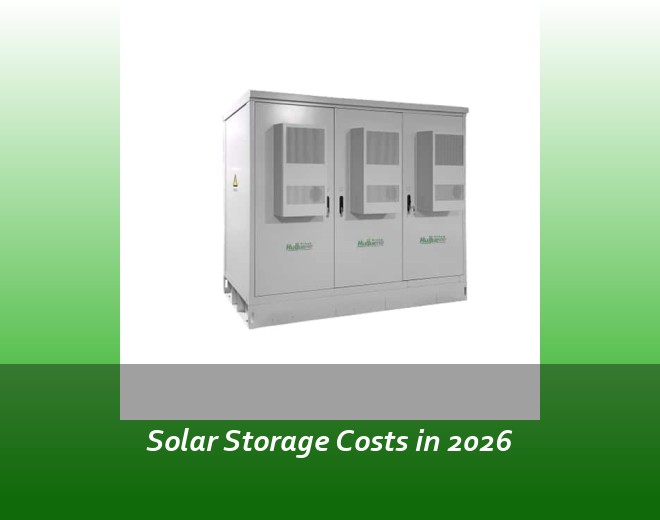 Solar Storage Costs in 2026